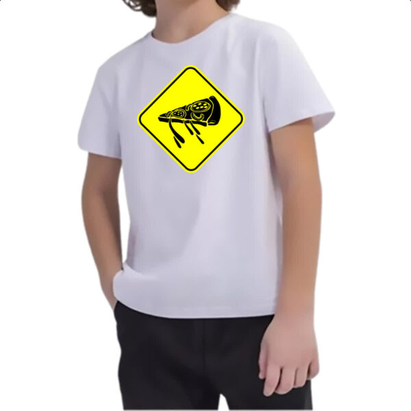 Camiseta Infanto Juvenil Placa pizza - Imagem 2