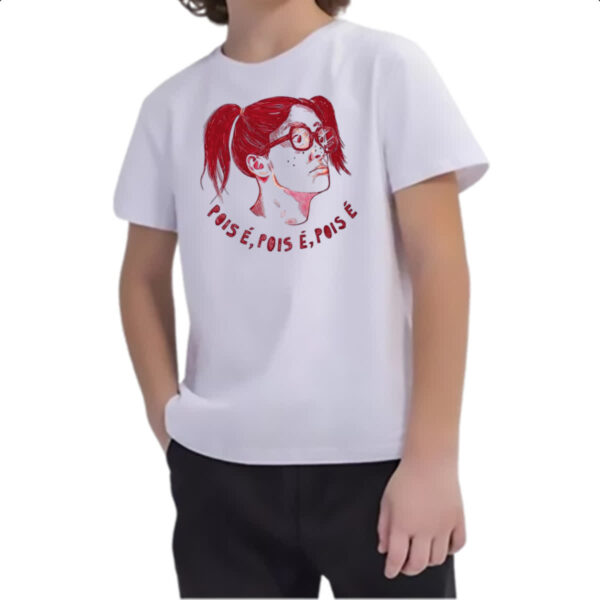 Camiseta Infanto Juvenil Pois e Pois e Pois e - Imagem 2