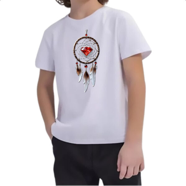 Camiseta Infanto Juvenil Apanhador de sonhos rubi - Imagem 2