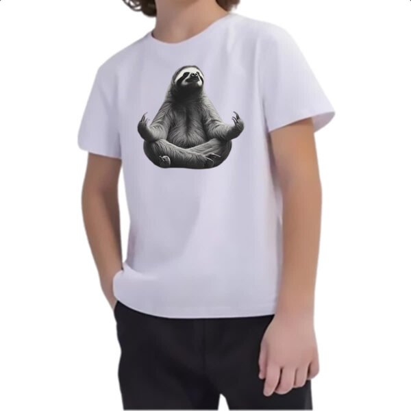 Camiseta Infanto Juvenil Preguica adamaste - Imagem 2