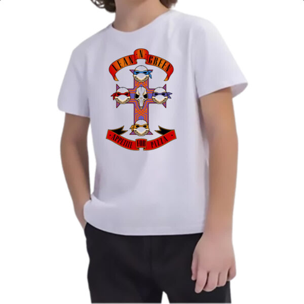 Camiseta Infanto Juvenil Appetite for pizza - Imagem 2