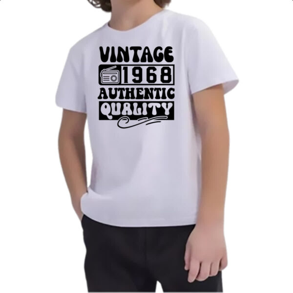 Camiseta Infanto Juvenil Radio Vintage 1968 - Imagem 2