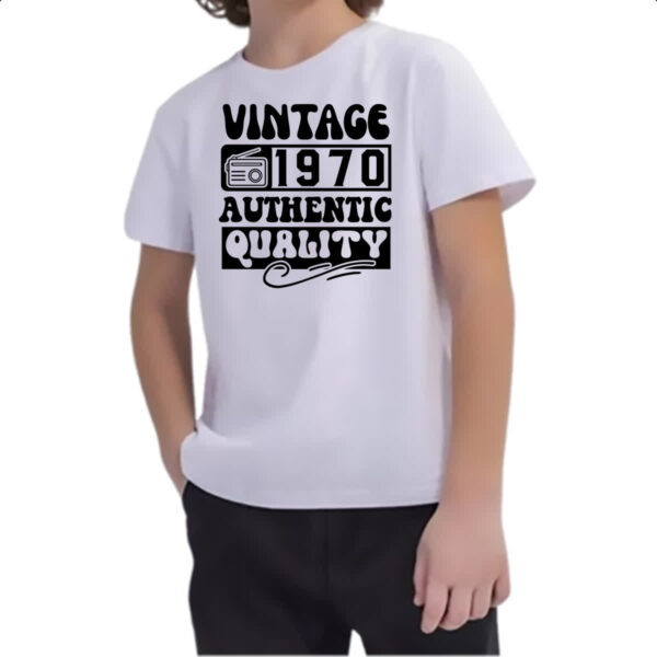 Camiseta Infanto Juvenil Radio Vintage 1970 - Imagem 2