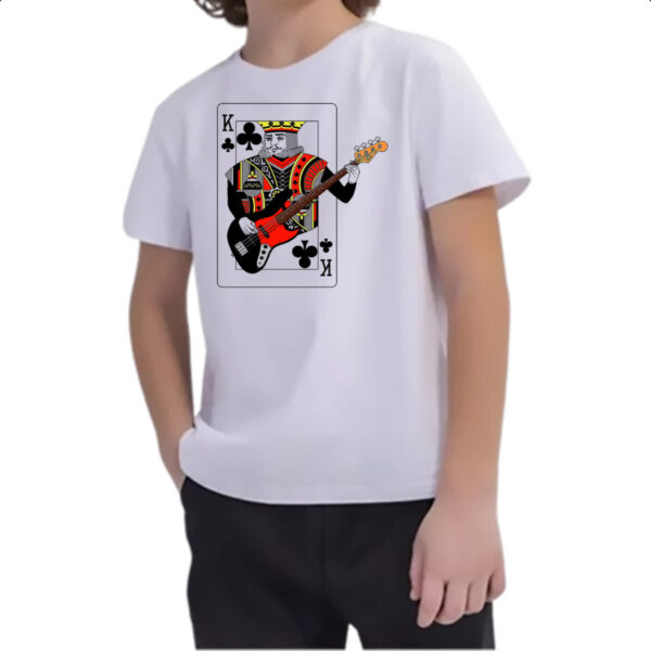 Camiseta Infanto Juvenil Rei de Paus do Rock - Imagem 2