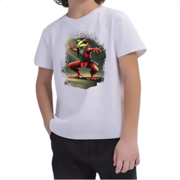 Camiseta Infanto Juvenil Sapo Kung Fu - Imagem 2