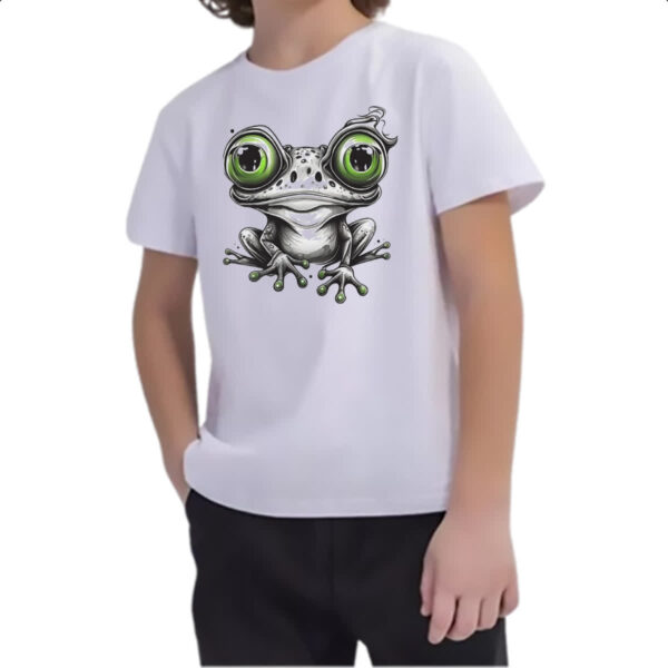 Camiseta Infanto Juvenil Sapo zoiao - Imagem 2