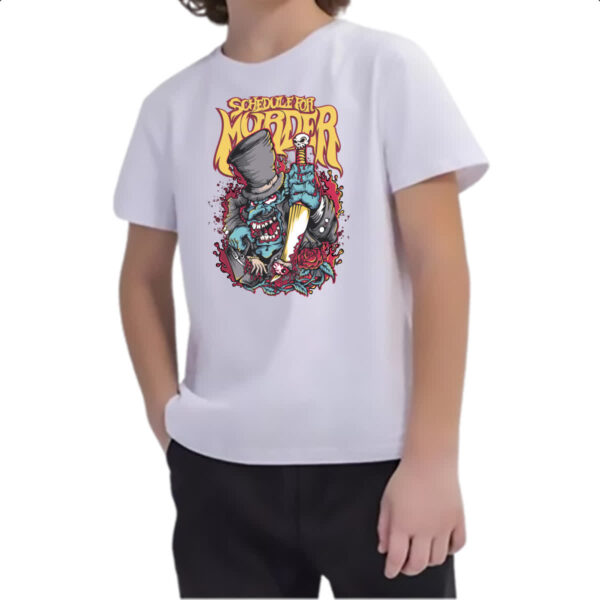 Camiseta Infanto Juvenil Schedule for morder - Imagem 2