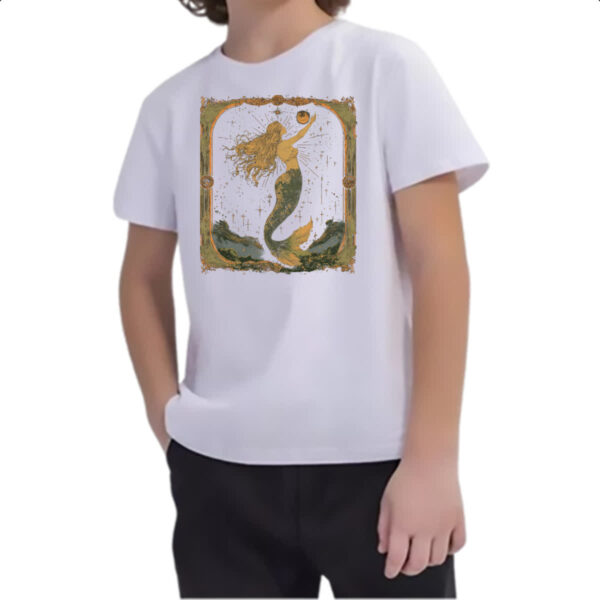Camiseta Infanto Juvenil Sereia constelacao - Imagem 2