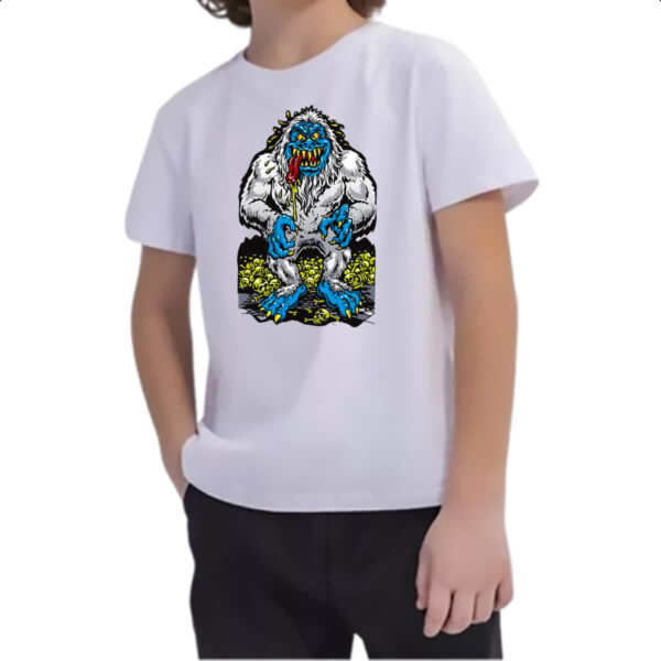 Camiseta Infanto Juvenil Snow Yeti - Imagem 2
