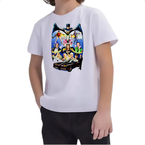 Camiseta Infanto Juvenil Batman Retro 66 - Imagem 2