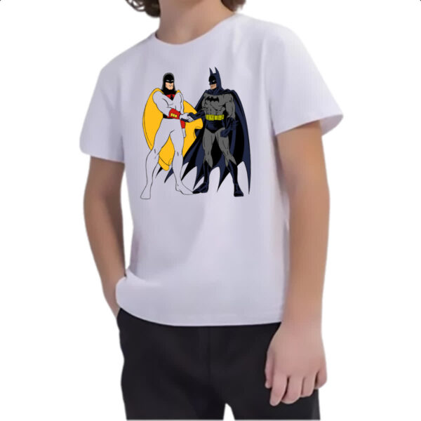Camiseta Infanto Juvenil Batman encontra Space Ghost - Imagem 2