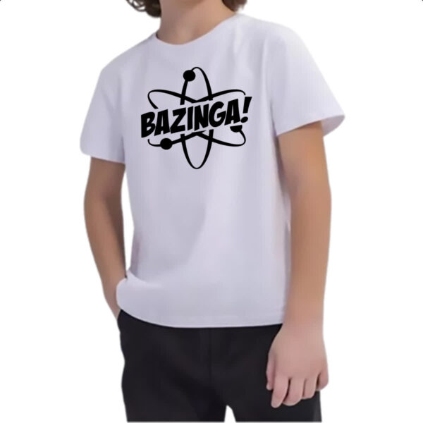 Camiseta Infanto Juvenil Bazinga - Imagem 2
