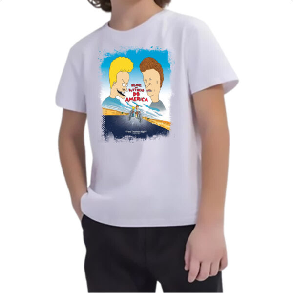 Camiseta Infanto Juvenil Beavis and Butthead Thumbs Up - Imagem 2