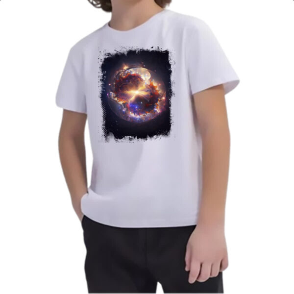 Camiseta Infanto Juvenil Big Bang Universo 1 - Imagem 2