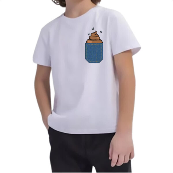 Camiseta Infanto Juvenil Bolso com coco - Imagem 2