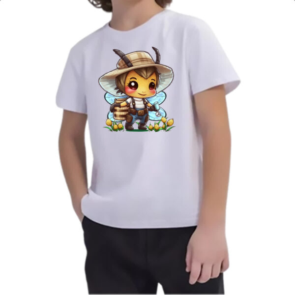 Camiseta Infanto Juvenil Abelha fazendeira - Imagem 2