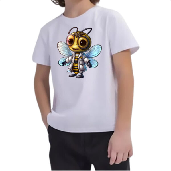 Camiseta Infanto Juvenil Abelha medica - Imagem 2