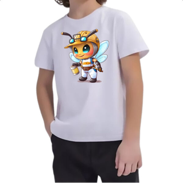 Camiseta Infanto Juvenil Abelha operaria - Imagem 2