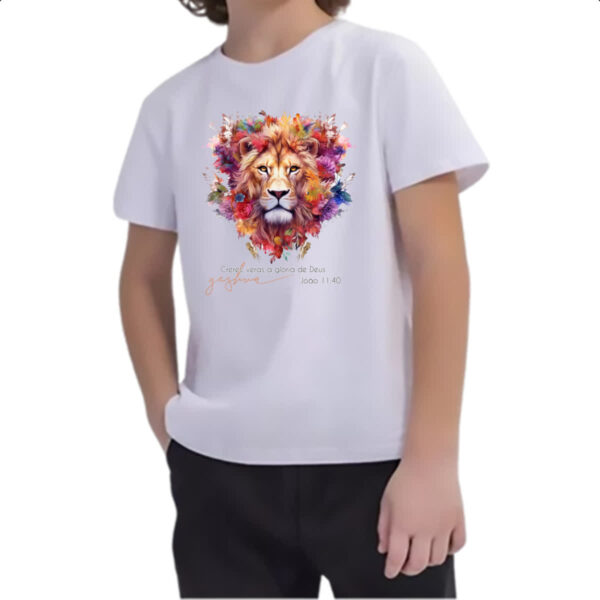 Camiseta Infanto Juvenil Yeshua Joao 11-40 - Imagem 2