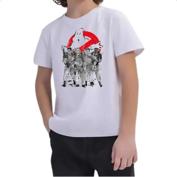 Camiseta Infanto Juvenil Caca Fantasmas Ghostbusters Team - Imagem 2