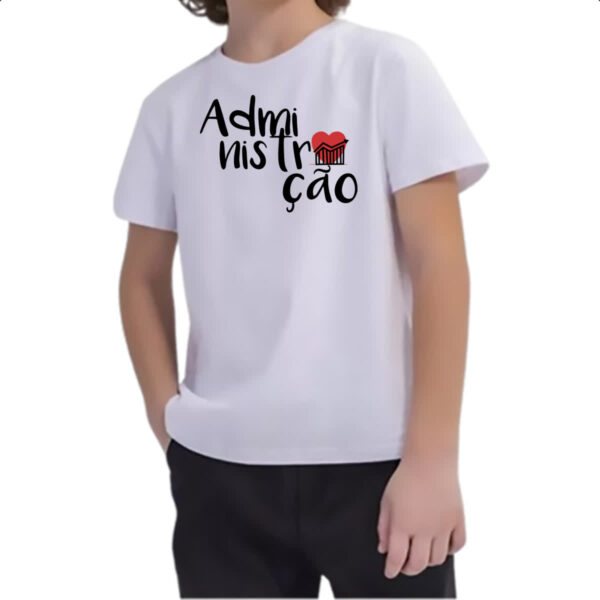 Camiseta Infanto Juvenil Administracao - 1 - Imagem 2
