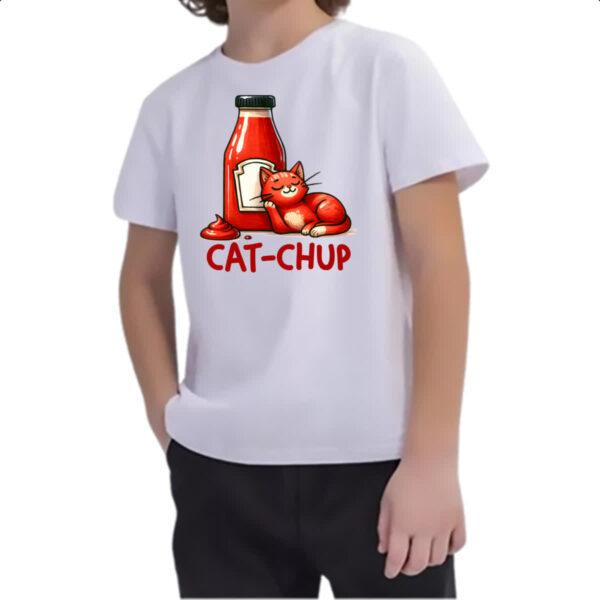 Camiseta Infanto Juvenil Cat-Chup - Imagem 2