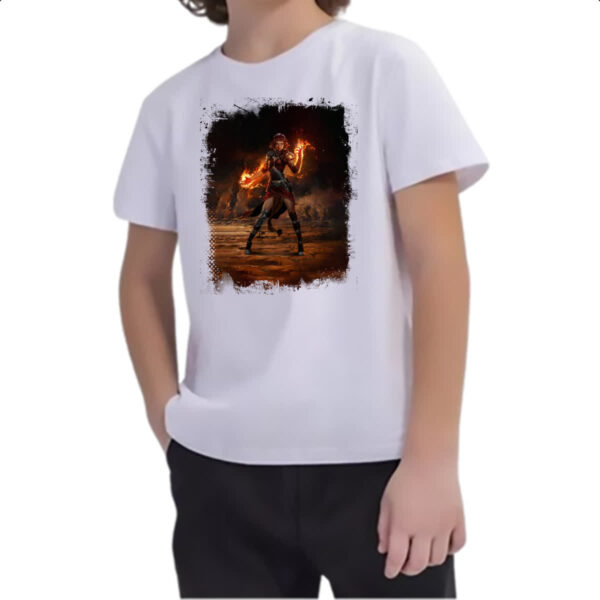 Camiseta Infanto Juvenil Chandra - Catalisadora da chama - Imagem 2