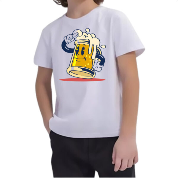 Camiseta Infanto Juvenil Chopp em continencia - Imagem 2