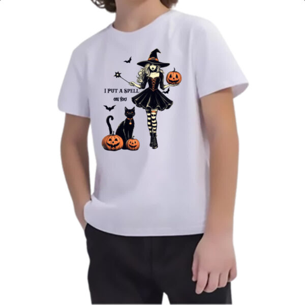 Camiseta Infanto Juvenil Colocar um feitico em voce - Imagem 2