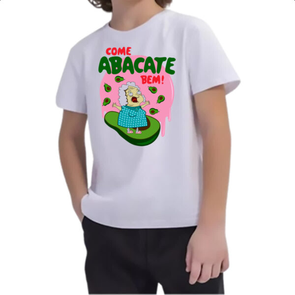 Camiseta Infanto Juvenil Come abacate bem - Imagem 2