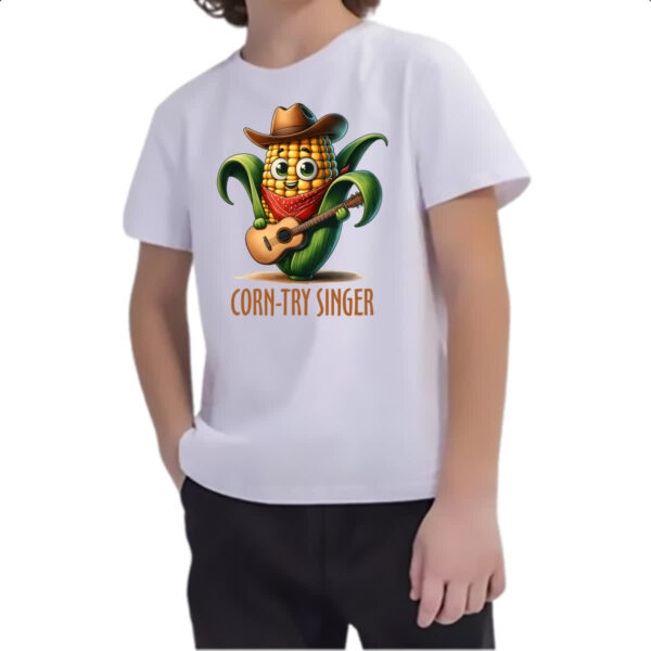 Camiseta Infanto Juvenil Corn-try singer - Imagem 2