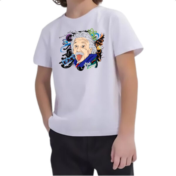 Camiseta Infanto Juvenil Albert Einstein - E=MC2 - Imagem 2