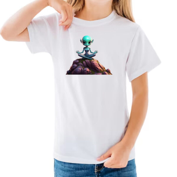 Camiseta Infanto Juvenil Alien adamaste - Imagem 3
