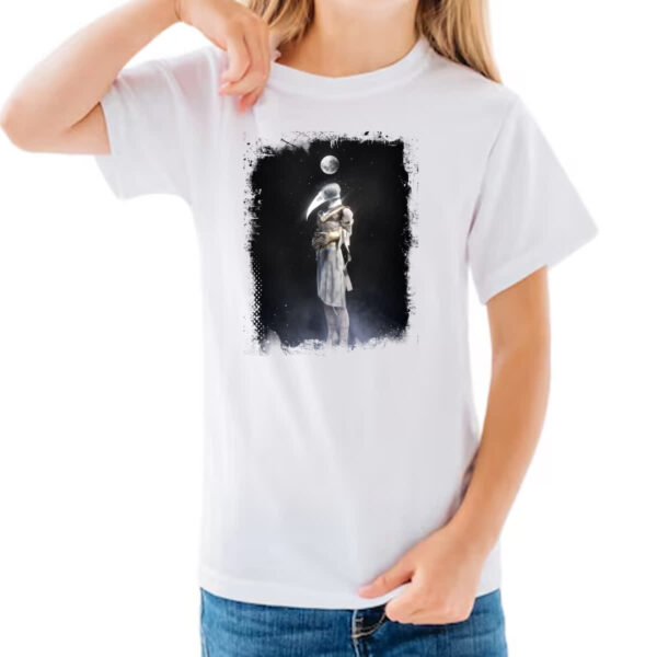 Camiseta Infanto Juvenil Egito Deus Konshu - Imagem 3