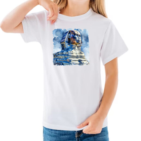 Camiseta Infanto Juvenil Esfinge Watercolor - Imagem 3