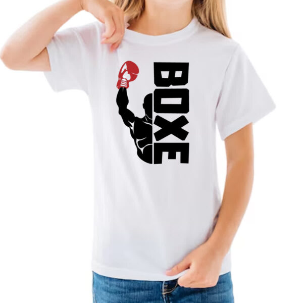 Camiseta Infanto Juvenil Esporte boxe luva - Imagem 3