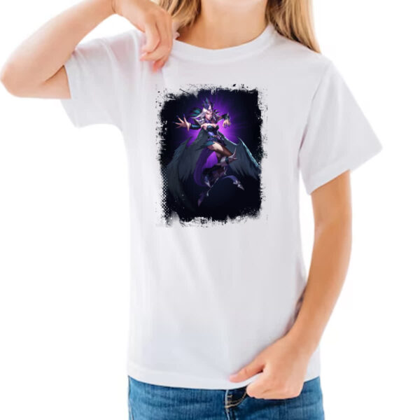 Camiseta Infanto Juvenil Empires and Puzzles Heroi Hel - Imagem 3