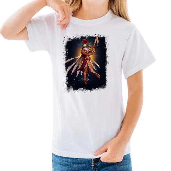Camiseta Infanto Juvenil Empires and Puzzles Heroi Horus - Imagem 3