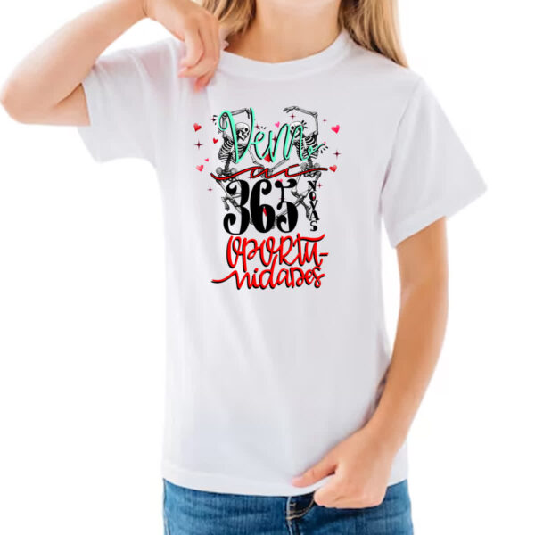 Camiseta Infanto Juvenil 365 oportunidade - Imagem 3