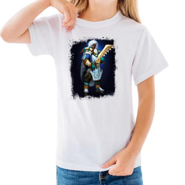 Camiseta Infanto Juvenil Empires and Puzzles Heroi Miki - Imagem 3