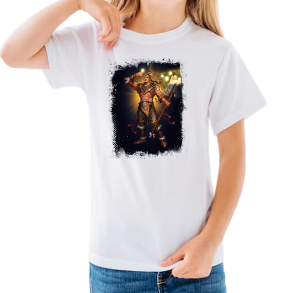 Camiseta Infanto Juvenil Empires and Puzzles Heroi Motega - Imagem 3
