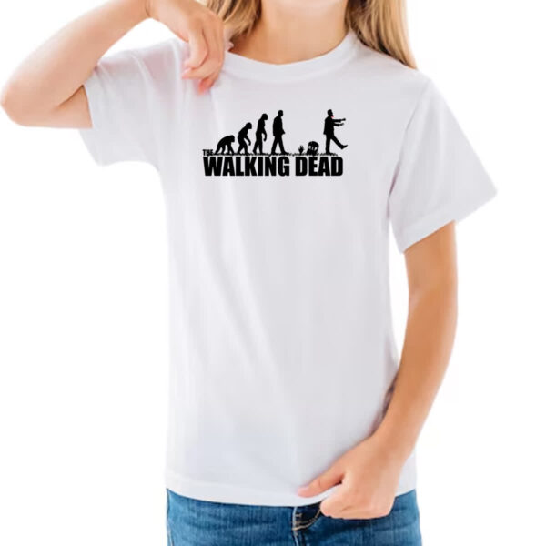 Camiseta Infanto Juvenil Evolucao The Walking Dead - Imagem 3