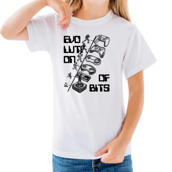 Camiseta Infanto Juvenil Evolucao dos Bits - Imagem 3