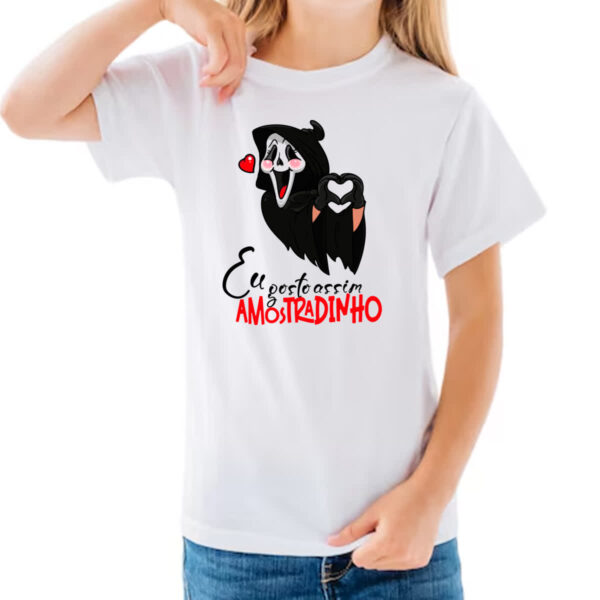 Camiseta Infanto Juvenil Amostradinho eu gosto assim - Imagem 3