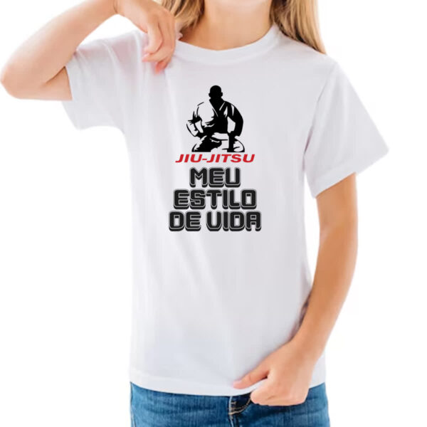 Camiseta Infanto Juvenil Jiu-Jitsu estilo de vida - Imagem 3