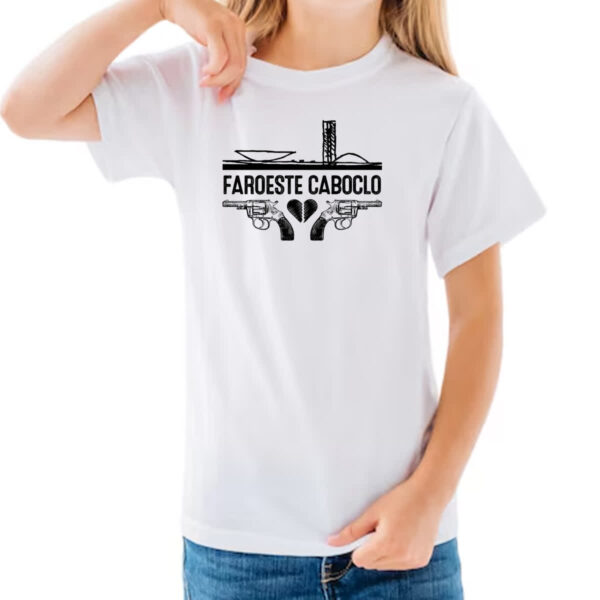 Camiseta Infanto Juvenil Faroeste cabloco - Imagem 3