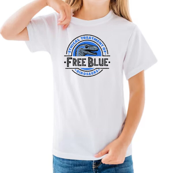 Camiseta Infanto Juvenil Free Blue - Imagem 3
