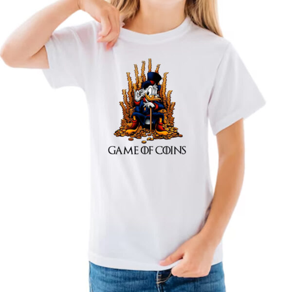 Camiseta Infanto Juvenil Game of coins - Imagem 3