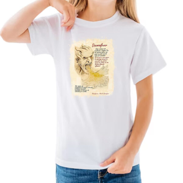 Camiseta Infanto Juvenil Grimm Livro Daemonfewer - Imagem 3
