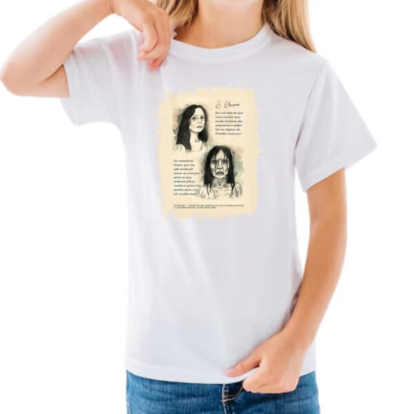 Camiseta Infanto Juvenil Grimm Livro La Chorona - Imagem 3